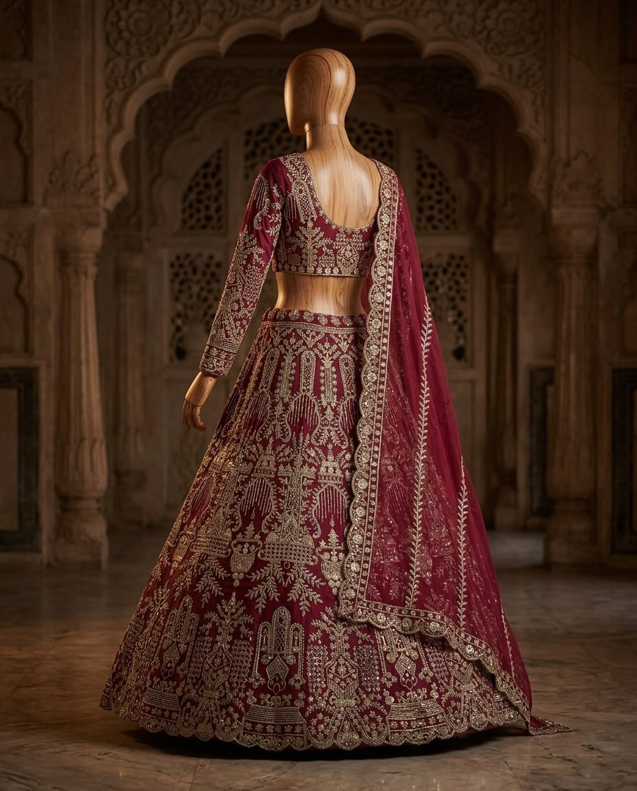 Dusty Rose Bridal Lehenga Choli Set, Heavy Embroidered Wedding Lehenga, Designer Indian Bridal Outfit, Luxury Pink Lehenga with Dupatta