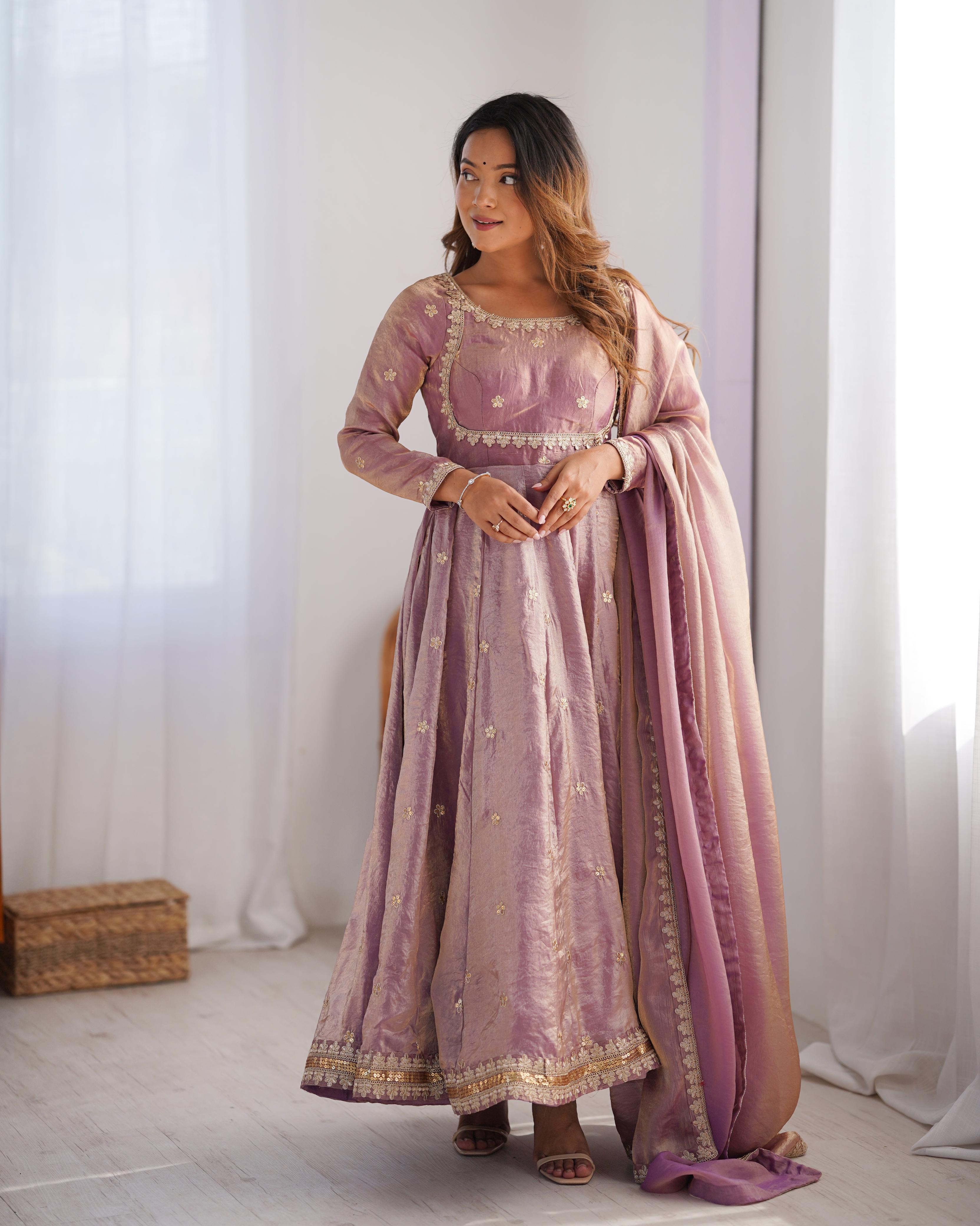 Designer Anarkali Gown Set