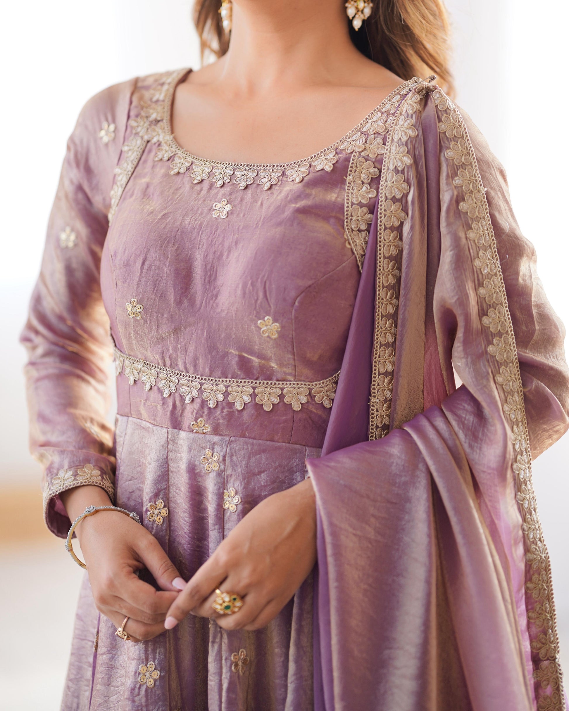 Lavender Festive Gown Set