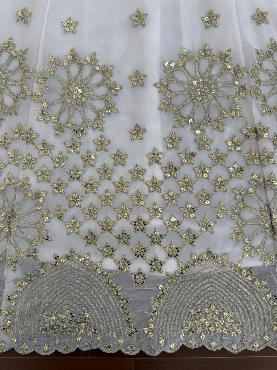 House of Rivanya Ivory White Embroidered Lehenga Choli Set with Designer Dupatta | Wedding & Festive Wear