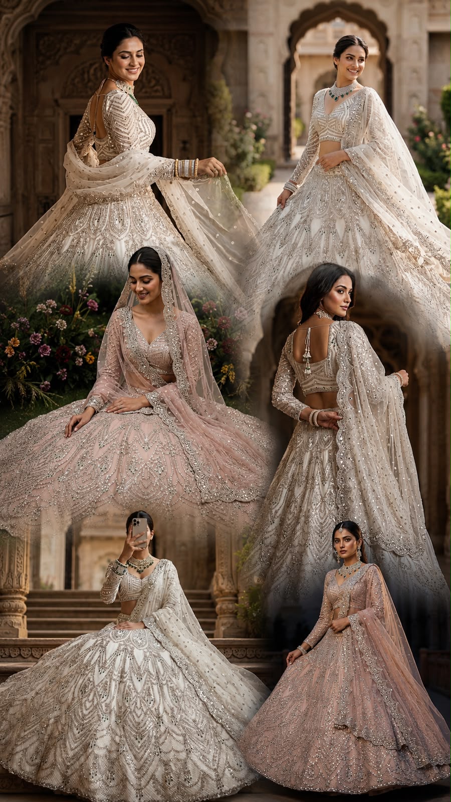 Ivory White Bridal Lehenga Choli Set, Luxury Sequin Embroidered Wedding Lehenga, Designer Reception Outfit, Indian Bridal Wear