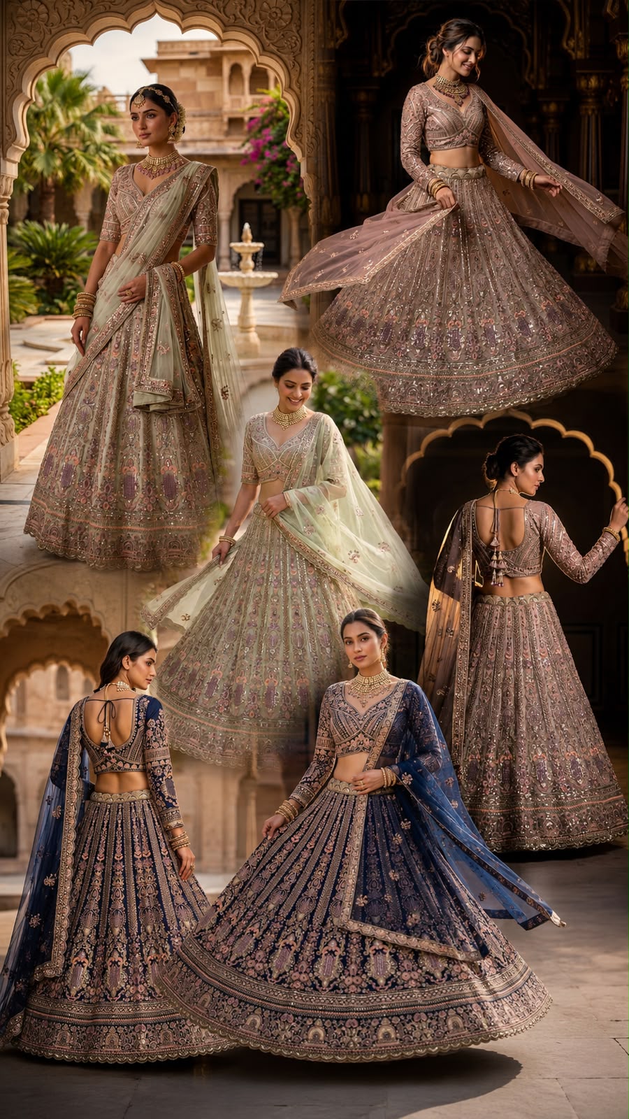 Dusty Mauve Bridal Lehenga Choli, Luxury Rose Gold Embroidered Wedding Lehenga, Designer Reception Outfit, Indian Bridal Wear with Dupatta
