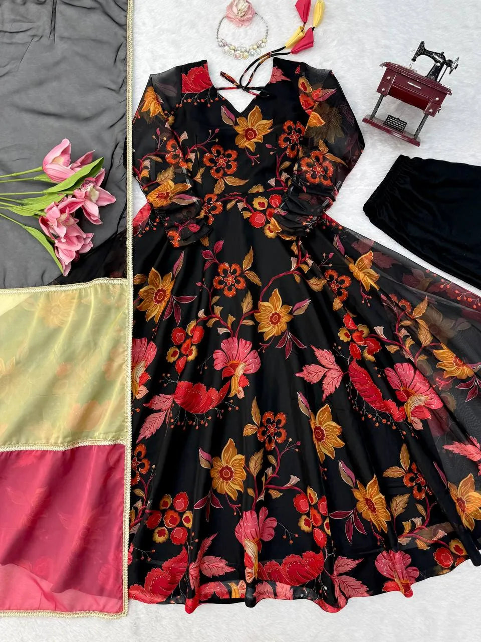 black occasion wear set