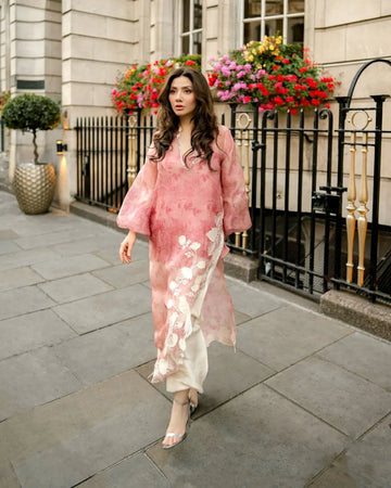 blush pink shrug set