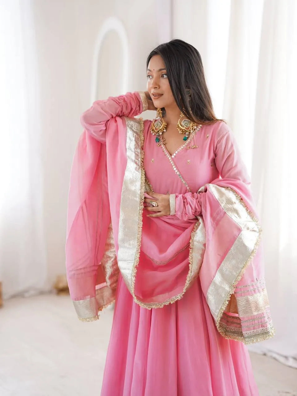 gota patti anarkali set
