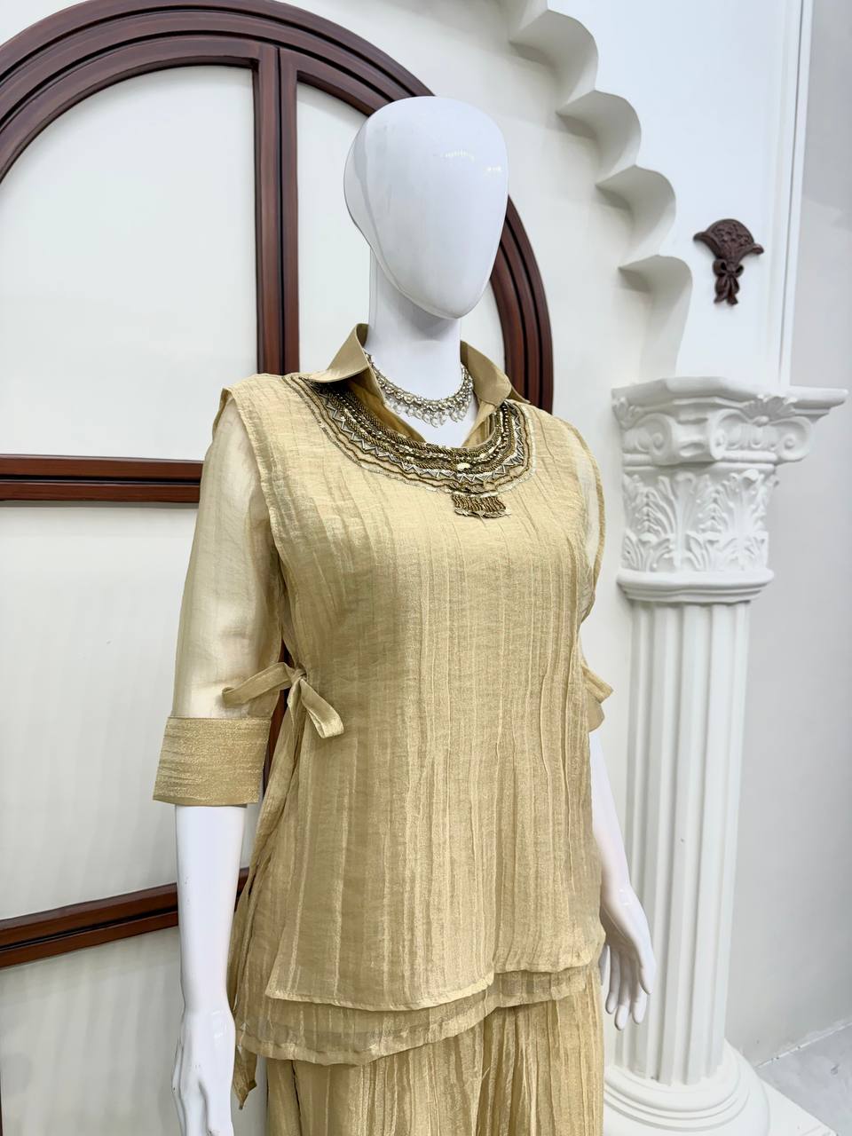 Yellow Rakhi Kurta Set