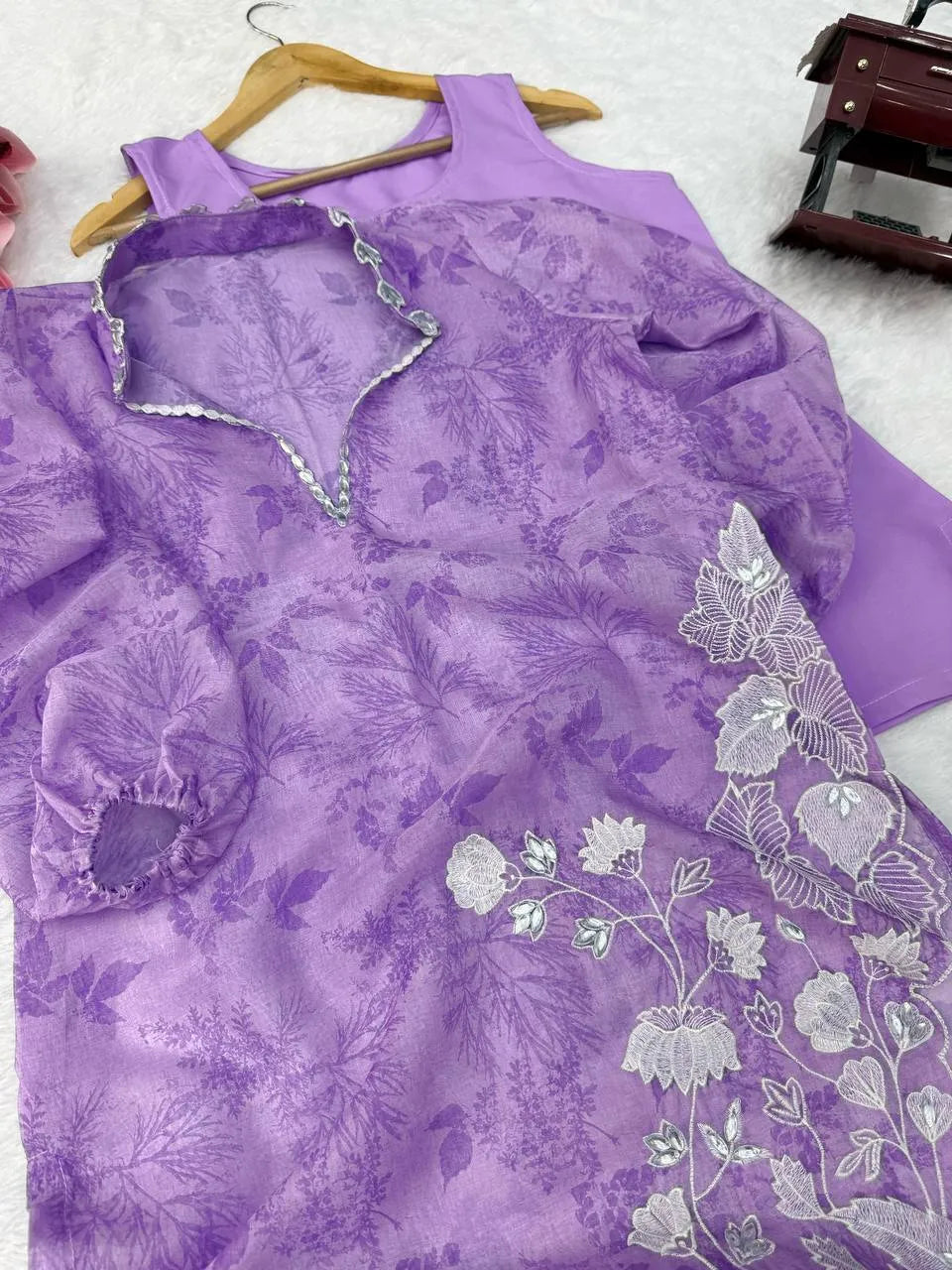 purple cutwork shrug