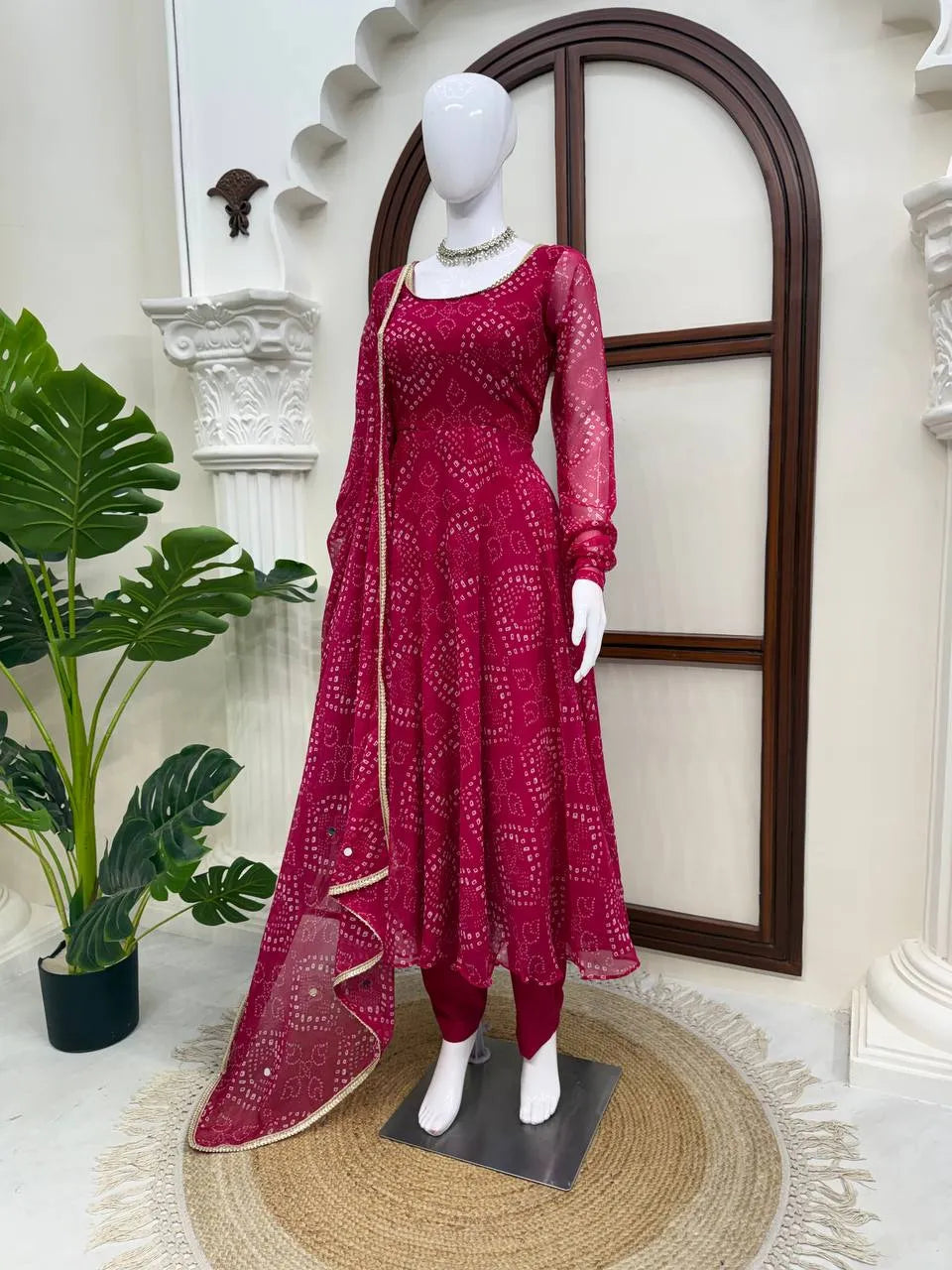 rani pink ethnic suit