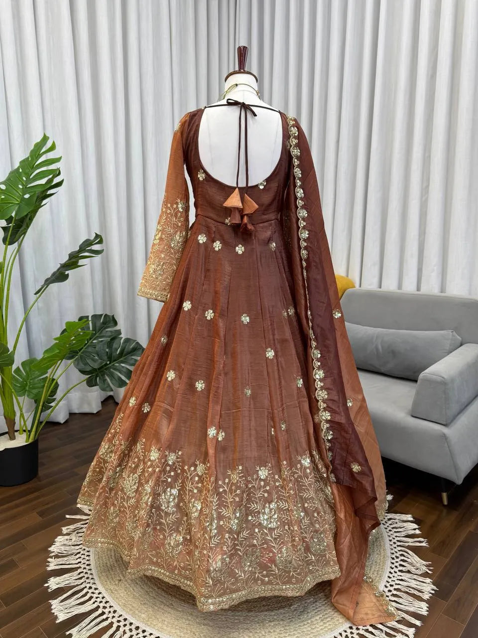 rust brown wedding suit